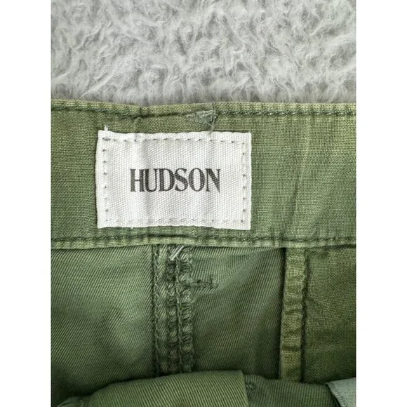 Hudson Nell Cargo Skirt Womens Sz 24 OliveGreen Cotton Blend NWT Y2K Style *Read - Picture 3 of 14